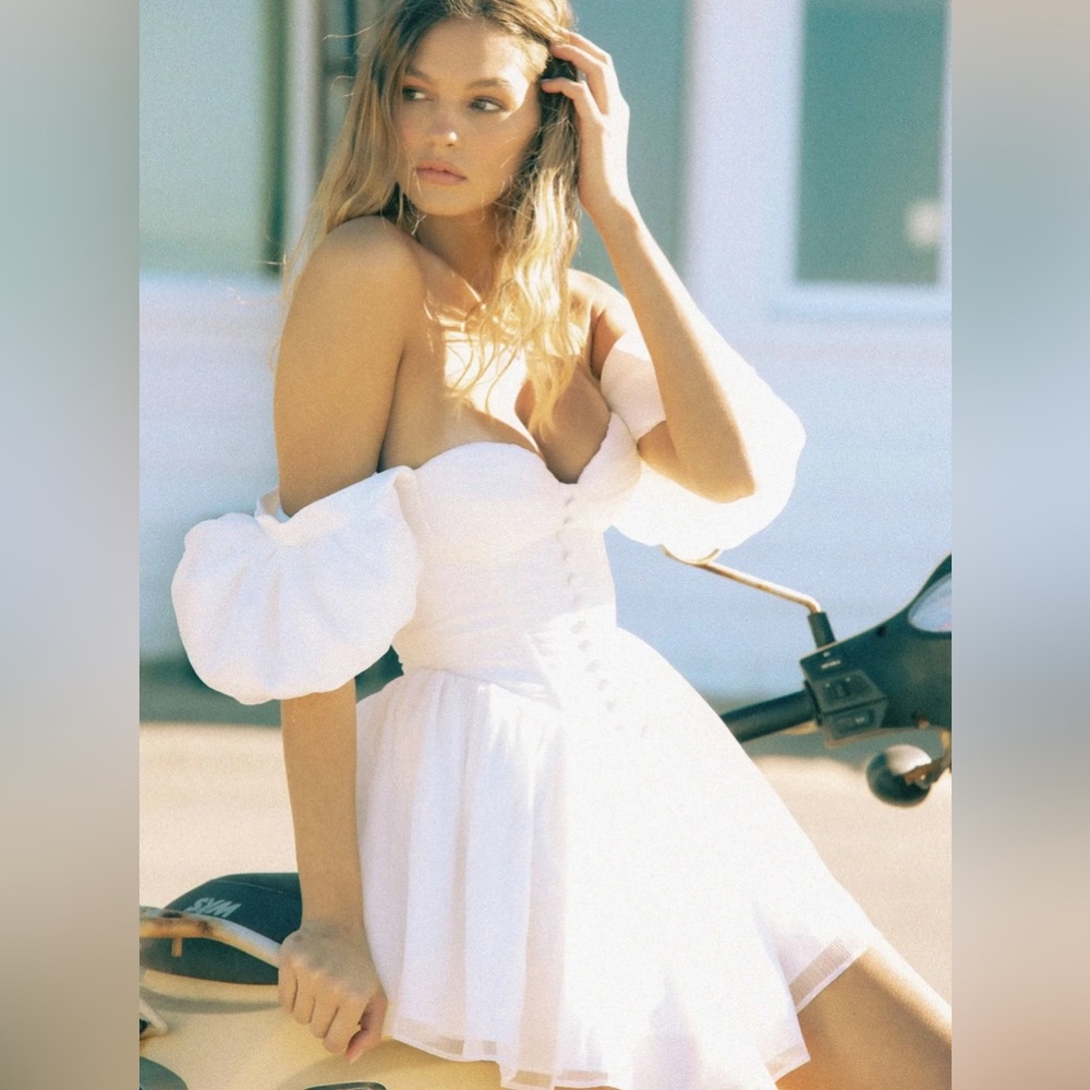 ADERLINA: Here Comes The Sun White Dress